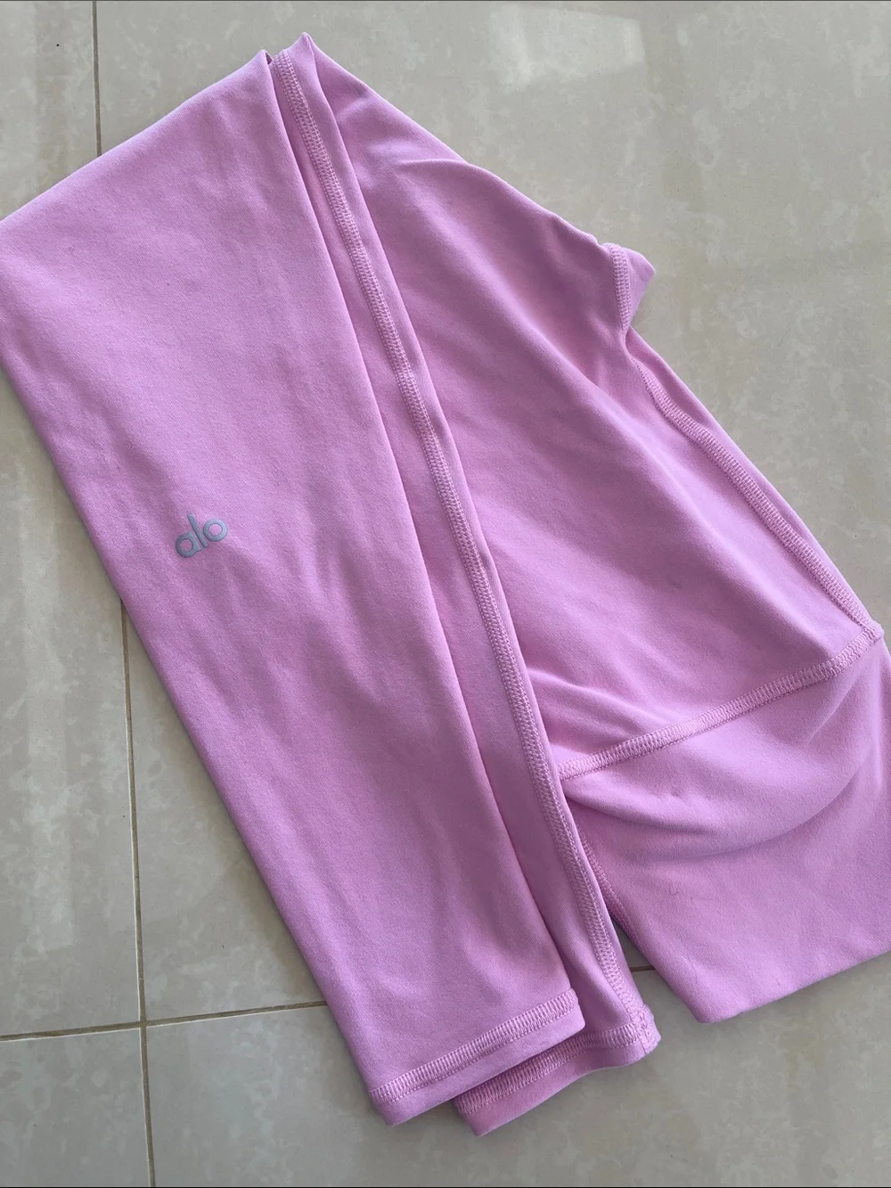 ALO Yoga Bubble Pink Leggings